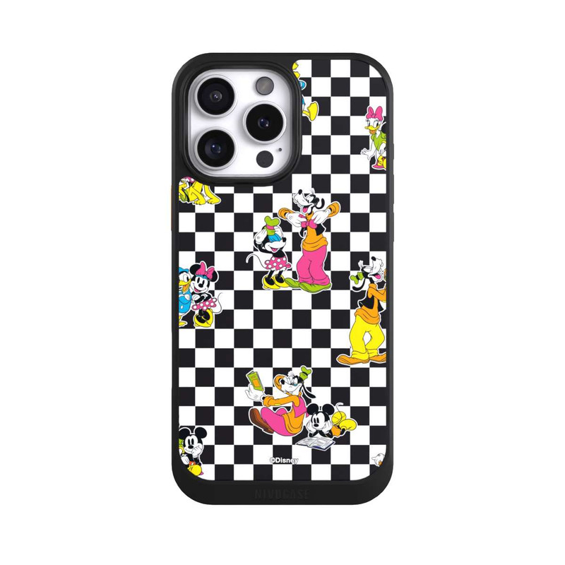 iPhone 16 Pro Max NIVOcore Donald and Friends Pattern Black and White