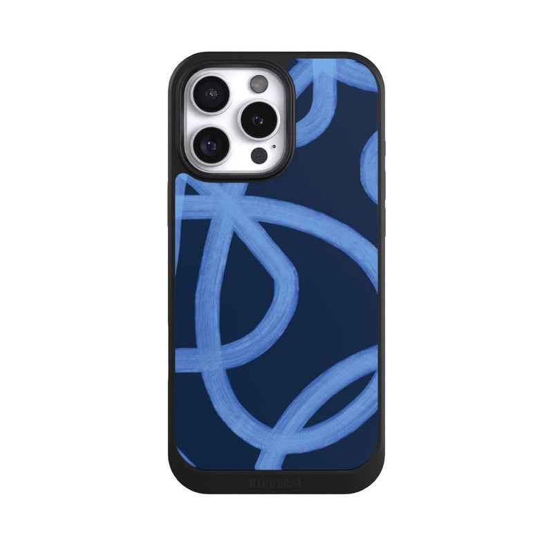 iPhone 16 Pro Max NIVOcore Laced Up Tones of Blue