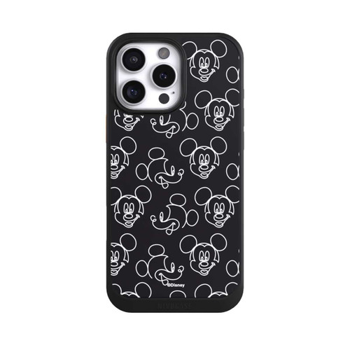 Apple iPhone 16 Pro Max NIVOcore Disney Mickey Muster Schwarz