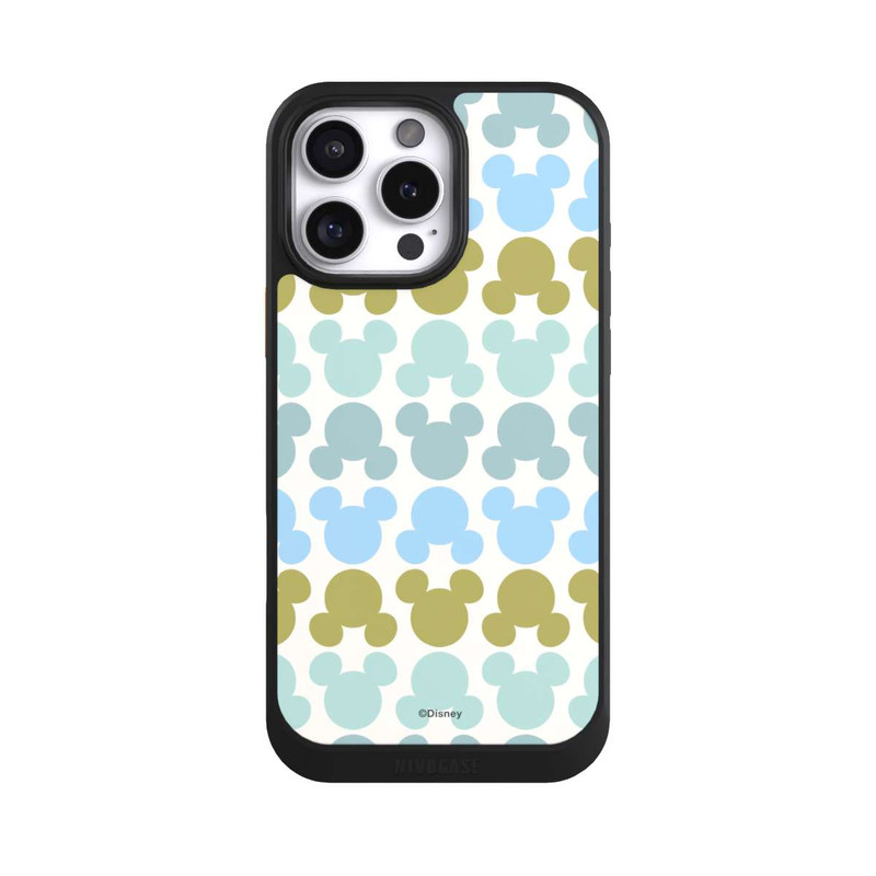 iPhone 16 Pro Max NIVOcore Disney Mickey Icon Pattern Green and Blue