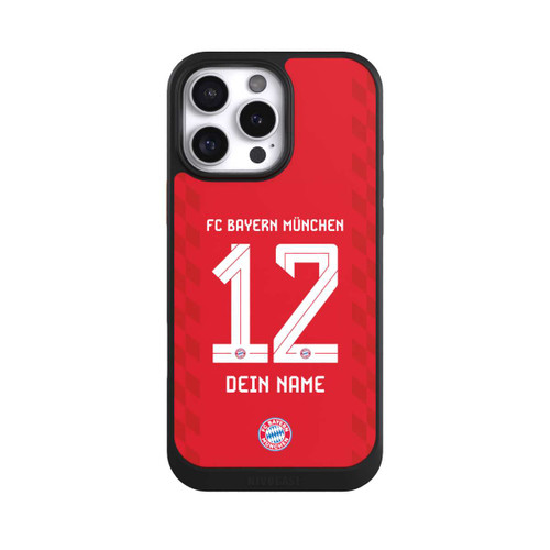 Apple iPhone 16 Pro Max NIVOcore FC Bayern München Trikot Personalisierbar 25-26