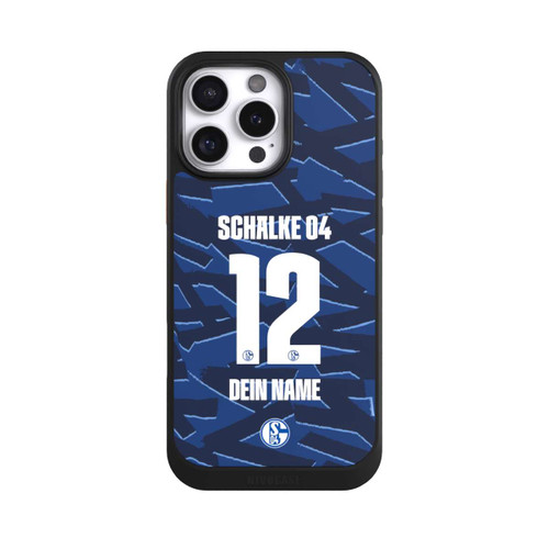 Apple iPhone 16 Pro Max NIVOcore Schalke 04 Trikot Personalisierbar 25-26