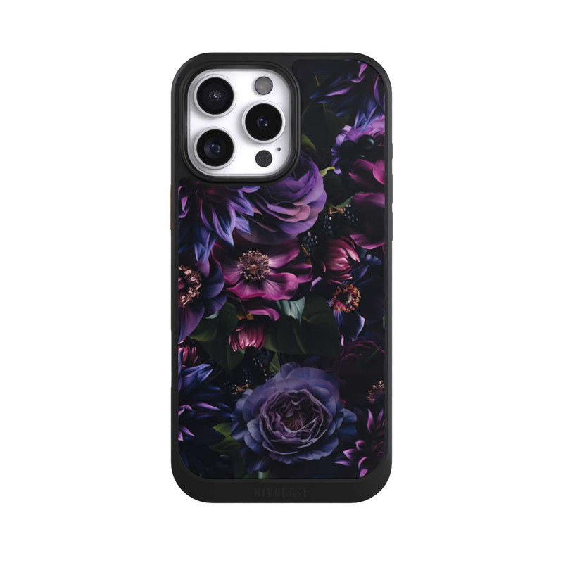 iPhone 16 Pro Max NIVOcore Dunkle Lila Blüten 