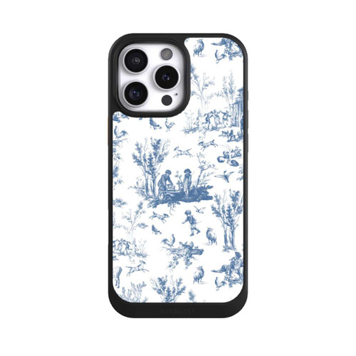Apple iPhone 16 Pro Max NIVOcore Blaue Landschaft Vintage Keramik Pattern