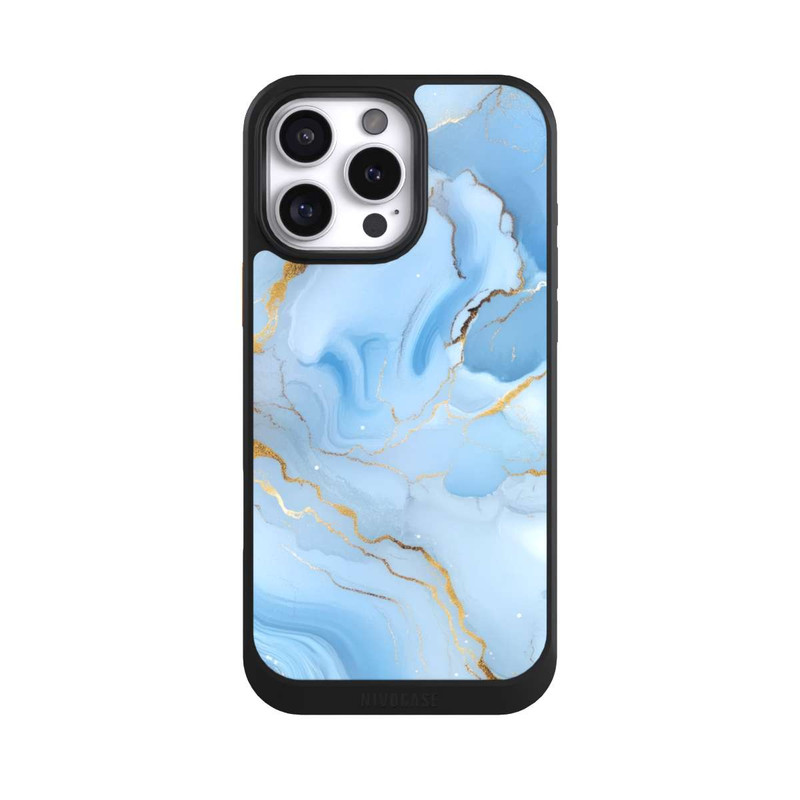 iPhone 16 Pro Max NIVOcore Blauer Marmor