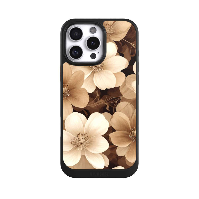 iPhone 16 Pro Max NIVOcore Naturfarbene Negativblumen mit KI