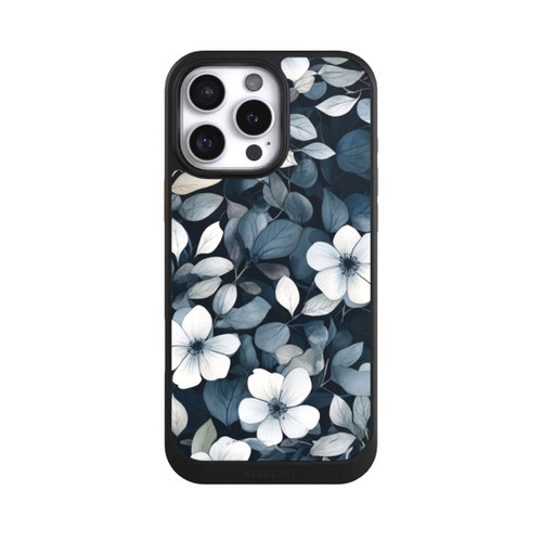 Apple iPhone 16 Pro Max NIVOcore Blaue Negativblumen mit KI