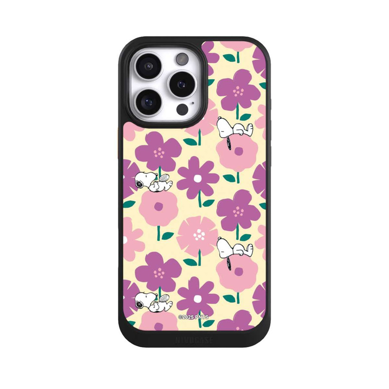 iPhone 16 Pro Max NIVOcore Peanuts Flower Pattern Yellow