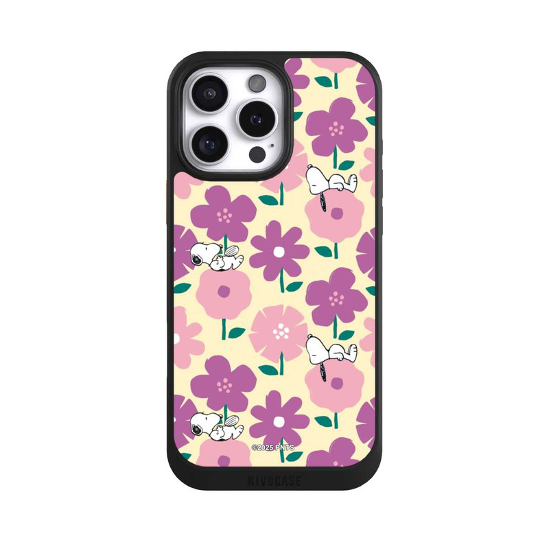 iPhone 16 Pro Max NIVOcore Peanuts Flower Pattern Yellow
