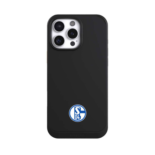 Apple iPhone 16 Pro Max NIVOcore FC Schalke 04 Logo Klein Transparent