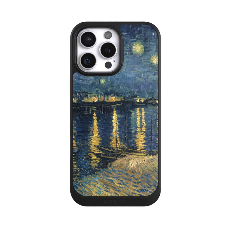 iPhone 16 Pro Max NIVOcore Nuit Étoilée sur le Rhône