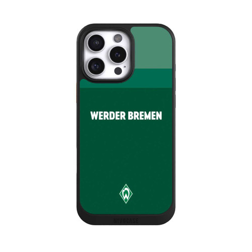 Apple iPhone 16 Pro Max NIVOcore Werder Bremen Schriftzug Raute
