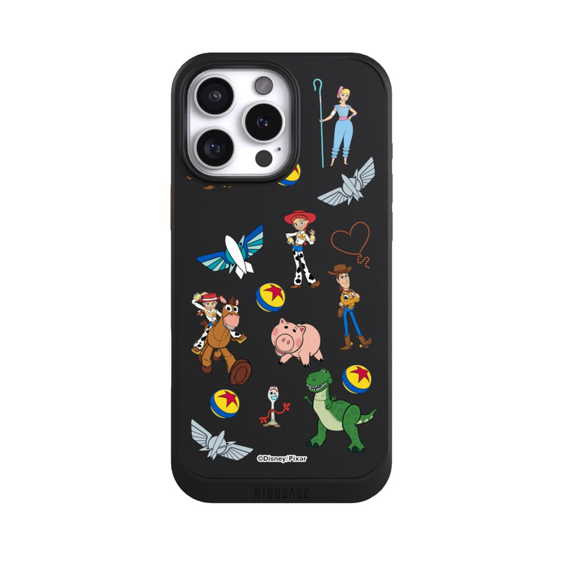 iPhone 16 Pro Max NIVOcore Toy Story 5 Hero Toys Pattern Transparent