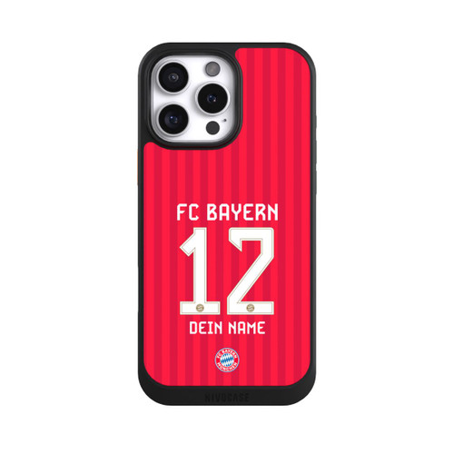 Apple iPhone 16 Pro Max NIVOcore FC Bayern München Trikot Personalisierbar 26-27
