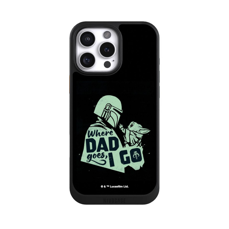 iPhone 16 Pro Max NIVOcore Grogu - Where dad goes,I go