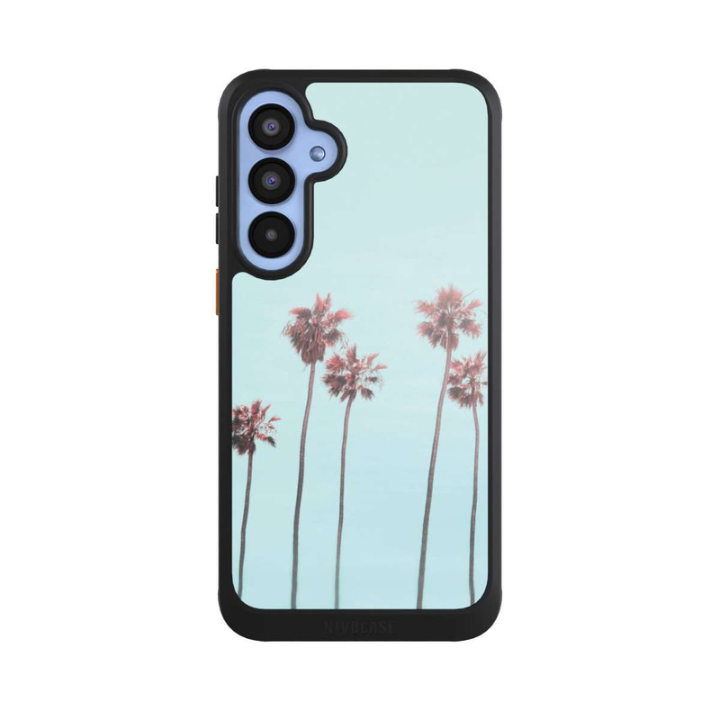 Galaxy A55 5G NIVOcore Paradis des palmiers de plage rose