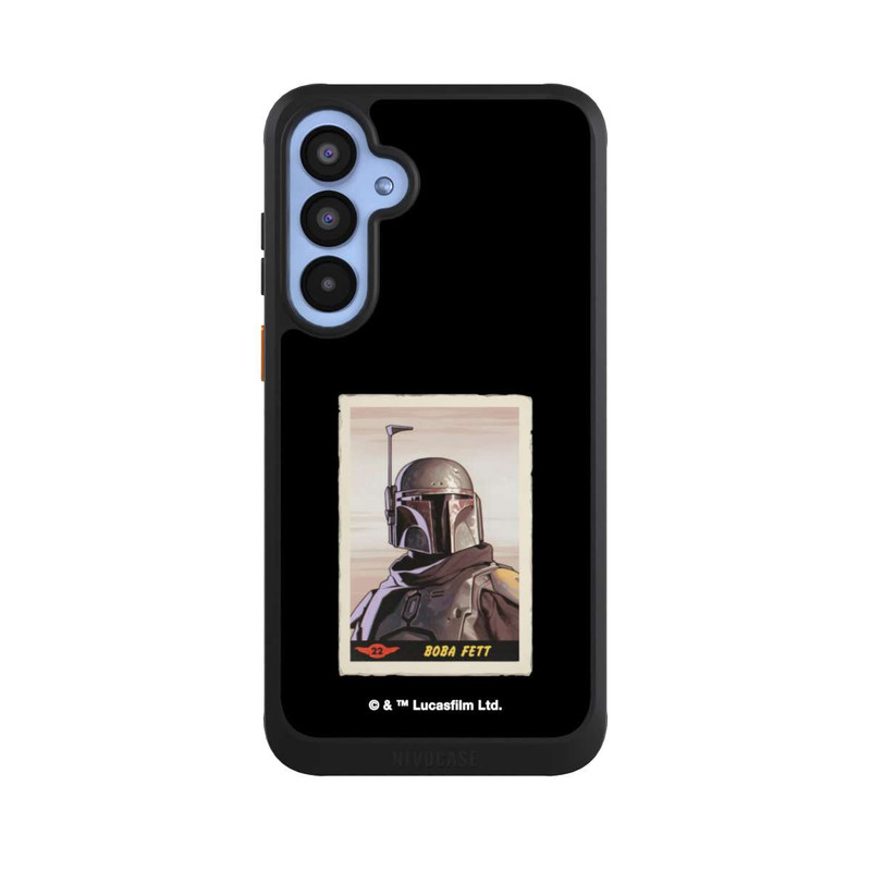 Galaxy A55 5G NIVOcore Boba Fett Badges Black Background