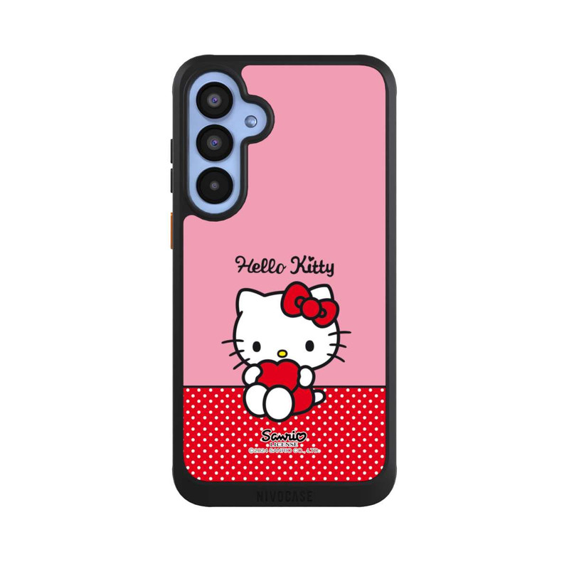 Galaxy A55 5G NIVOcore Hello Kitty sitzend mit Herz