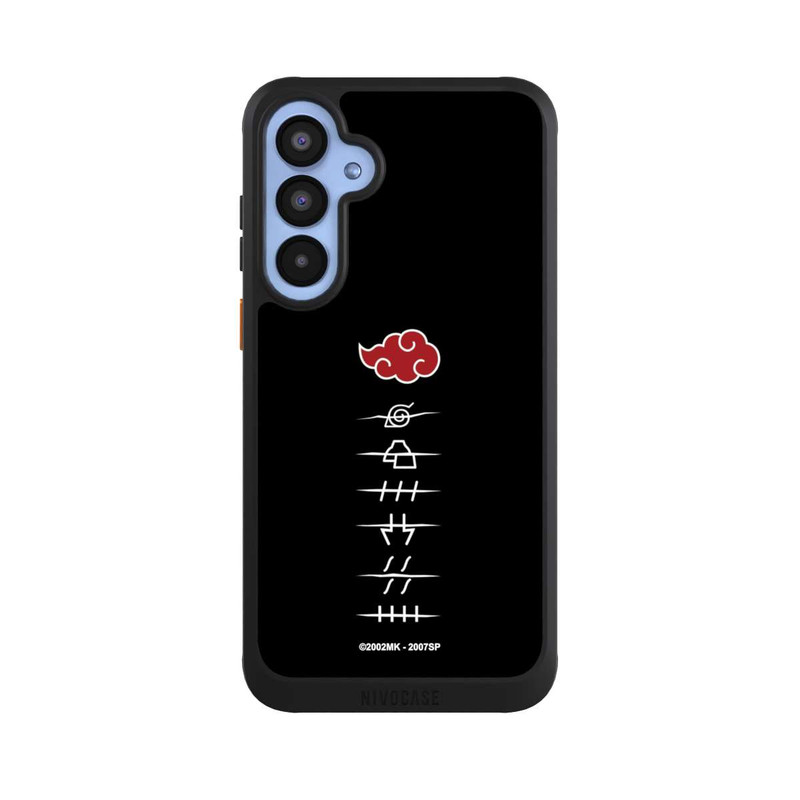 Galaxy A55 5G NIVOcore Symboles des membres de l'Akatsuki noirs