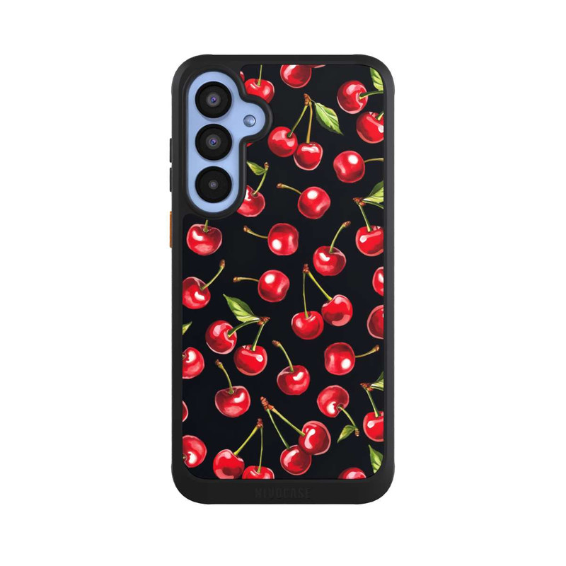 Galaxy A55 5G NIVOcore Cherry Pattern Black with AI