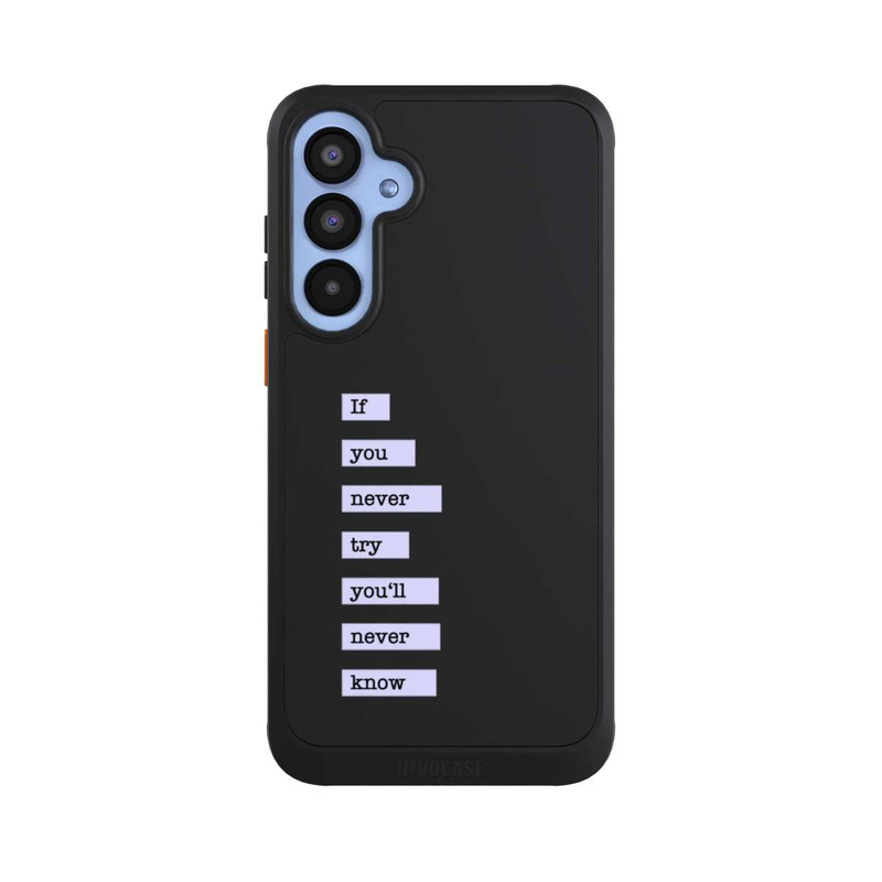 Galaxy A55 5G NIVOcore If You Try Blue Transparent