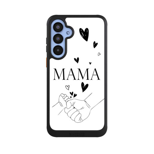 Samsung Galaxy A55 5G NIVOcore Muttertag Line Art Hände Schwarz Weiß