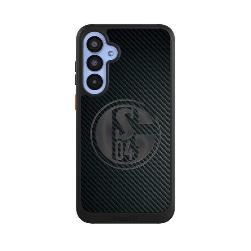 Galaxy A55 5G NIVOcore Schalke 04 Carbon Look