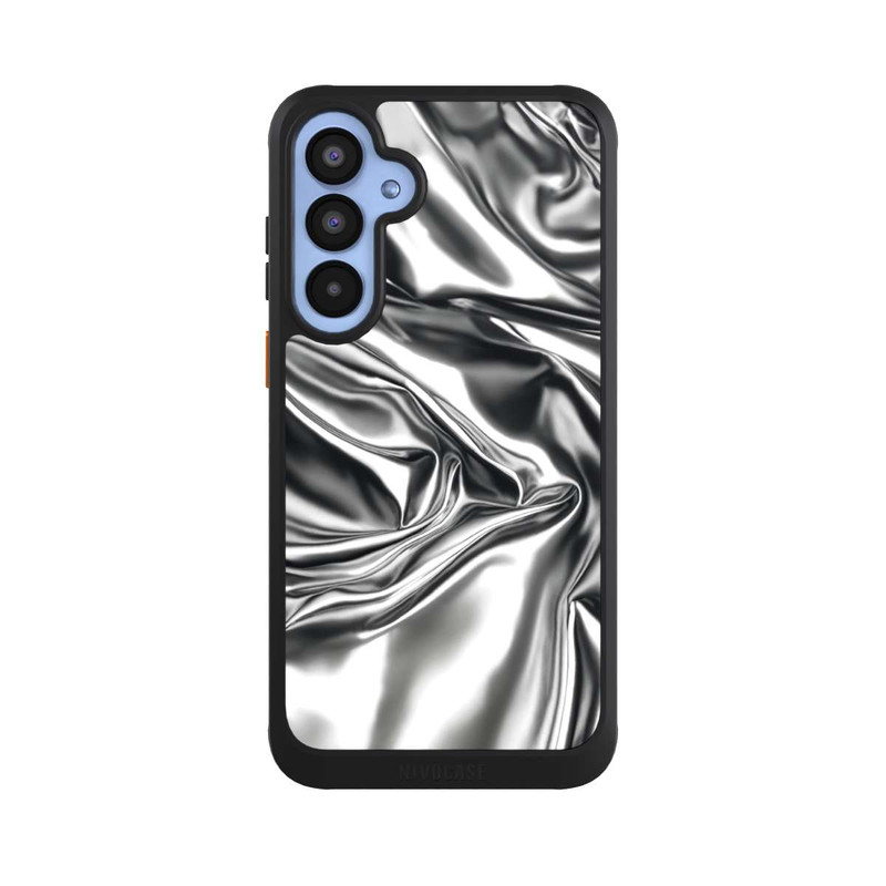 Galaxy A55 5G NIVOcore Shiny Chrome Silver avec IA