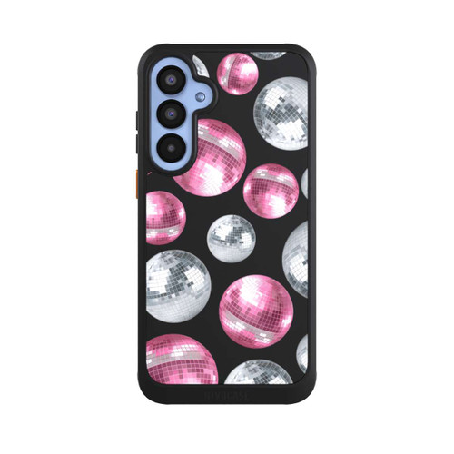 Samsung Galaxy A55 5G NIVOcore Discokugel Show Pink Transparent