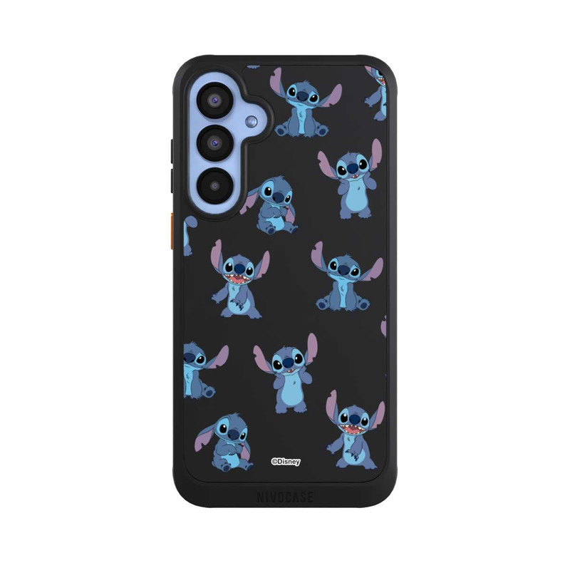 Galaxy A55 5G NIVOcore Stitch Faces Pattern Transparent