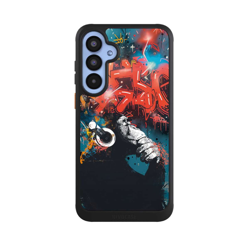 Galaxy A55 5G NIVOcore Affe Stereo Kopfhörer Graffiti Street Art
