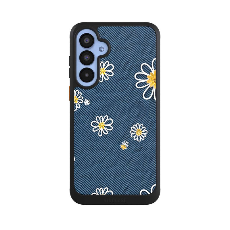 Galaxy A55 5G NIVOcore Jeans Flowers Pattern with AI