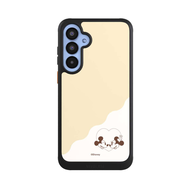 Galaxy A55 5G NIVOcore Mickey and Minnie Love Heart Beige