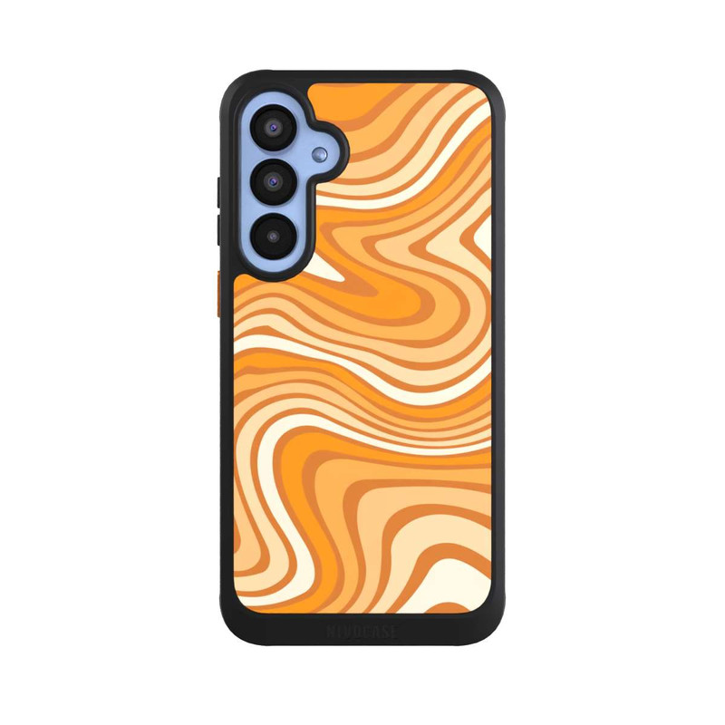 Galaxy A55 5G NIVOcore Wellenmuster Orange