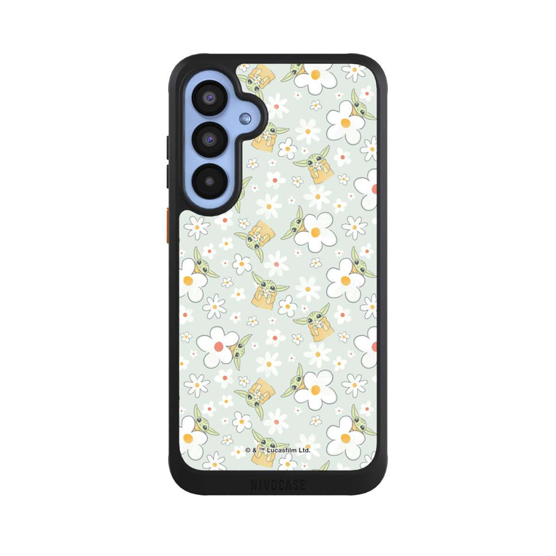 Galaxy A55 5G NIVOcore Baby Yoda Blumen Muster