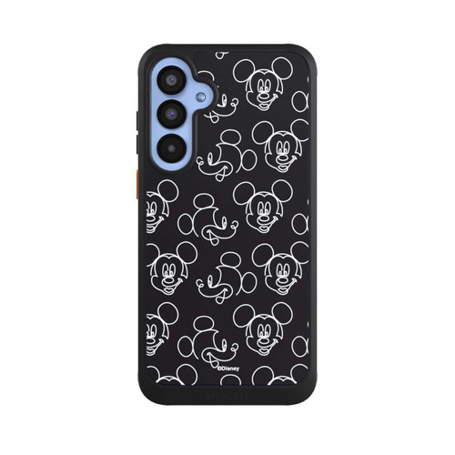 Samsung Galaxy A55 5G NIVOcore Disney Mickey Faces Black Line Art Pattern