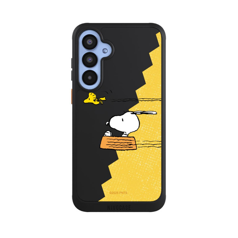 Galaxy A55 5G NIVOcore Peanuts-Snoopy und Woodstock Transparent