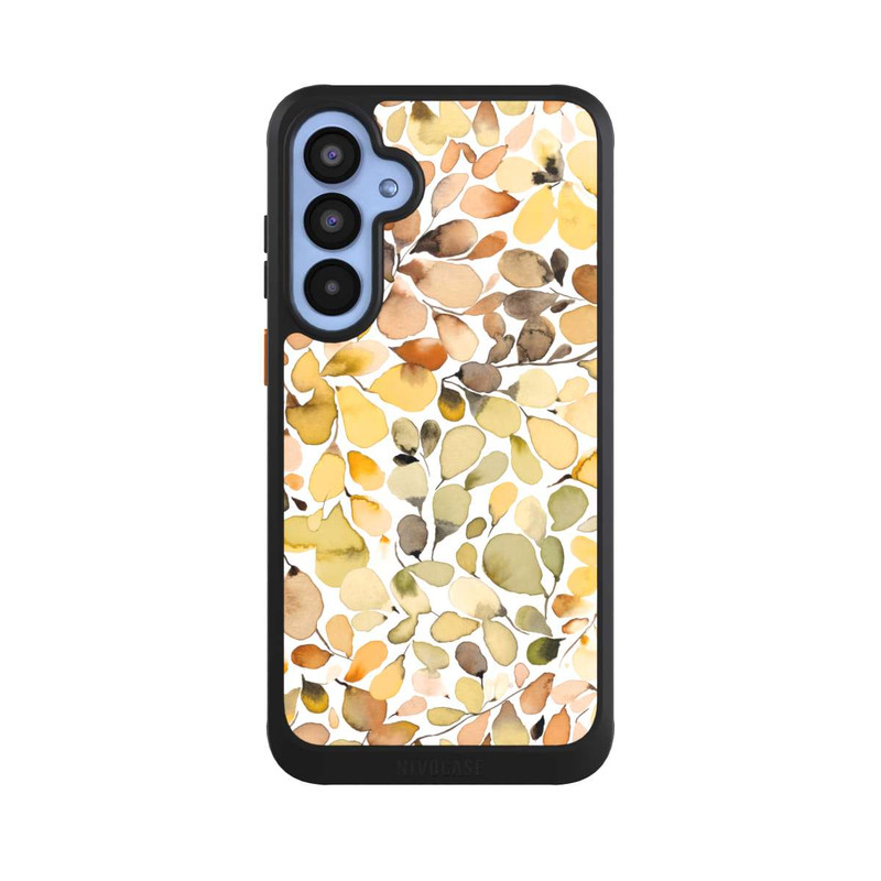 Galaxy A55 5G NIVOcore Eucalyptus Watercolor Leaves Brown Autumn