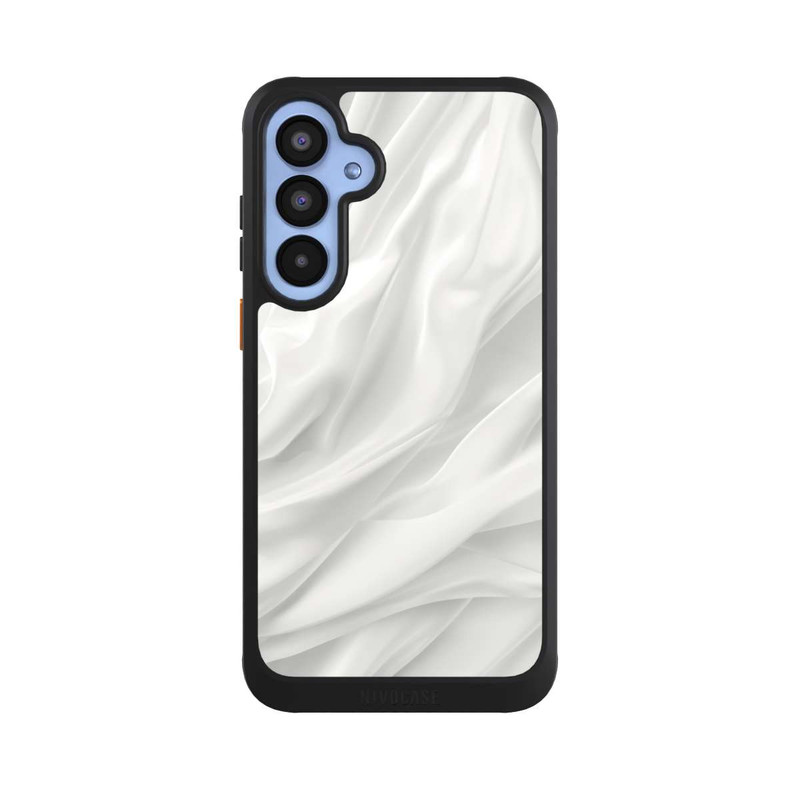 Galaxy A55 5G NIVOcore Texture Lisse Satinée Blanche avec IA