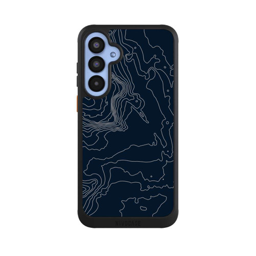 Samsung Galaxy A55 5G NIVOcore Lignes de Contour de Montagne Sombres