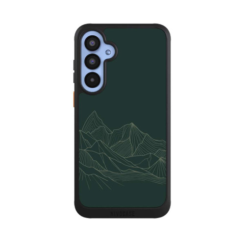 Samsung Galaxy A55 5G NIVOcore Berg Line Art Grün