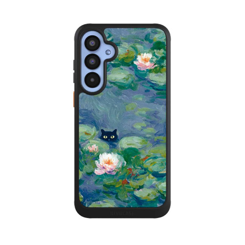 Samsung Galaxy A55 5G NIVOcore Katze im Teich Gemälde