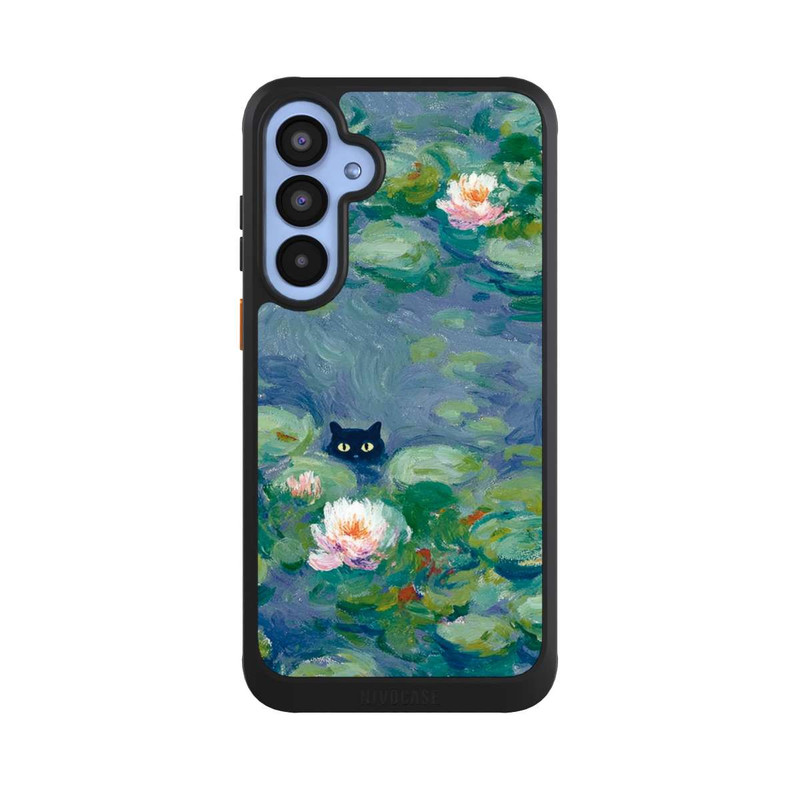 Galaxy A55 5G NIVOcore Katze im Teich Gemälde