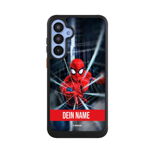 Samsung Galaxy A55 5G NIVOcore Spiderman Webs in Action Personalisierbar