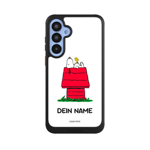 Samsung Galaxy A55 5G NIVOcore Snoopy and Woodstock Classic Personalisierbar