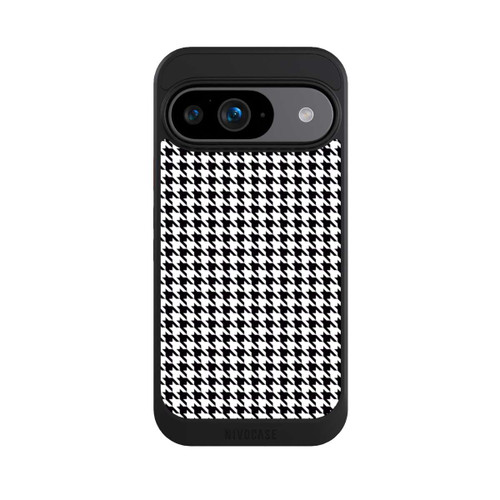 Google Pixel 9 NIVOcore Hahnentritt Schwarz Weiß