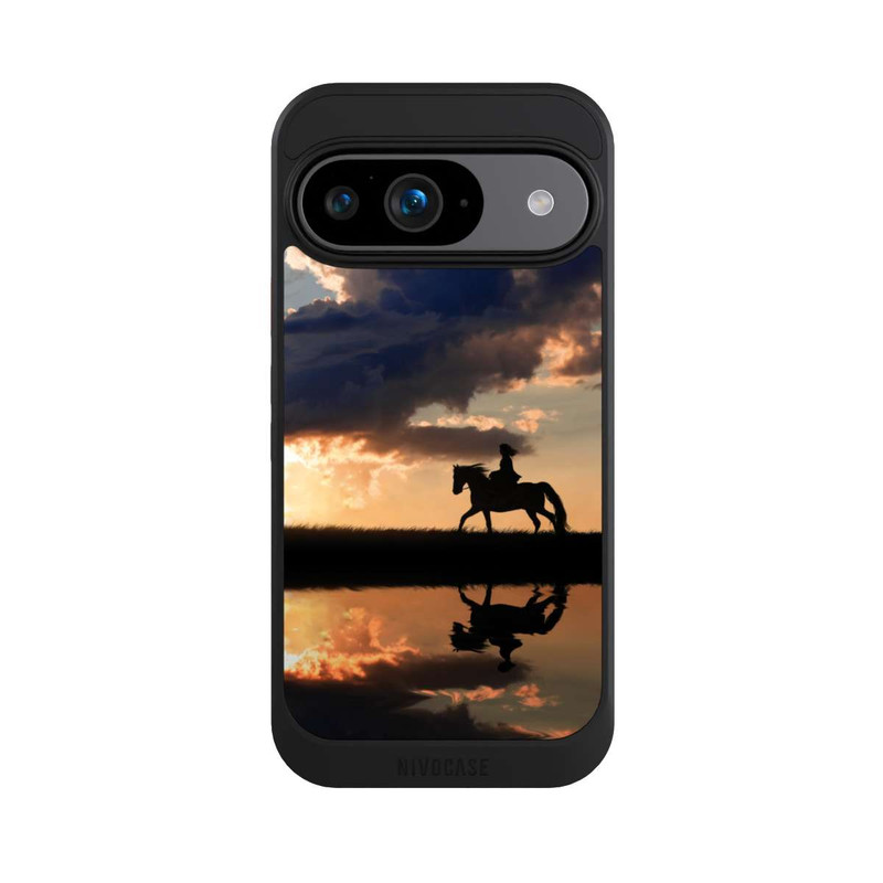 Pixel 9 NIVOcore Ausritt im Sonnenuntergang