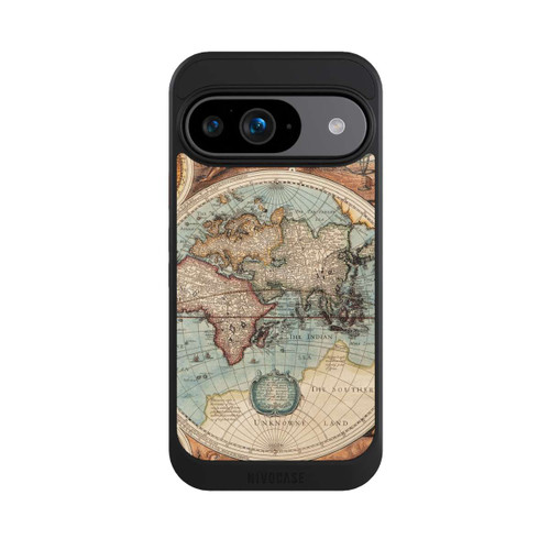 Google Pixel 9 NIVOcore Vintage Weltkarte