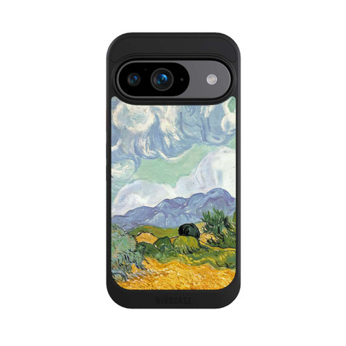 Google Pixel 9 NIVOcore Weizenfeld mit Zypressen