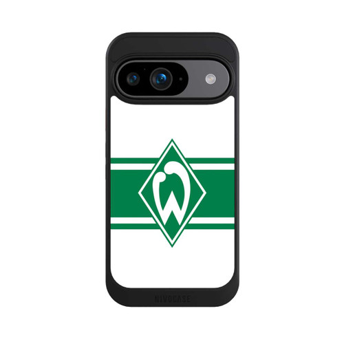 Google Pixel 9 NIVOcore Werder Stripes White